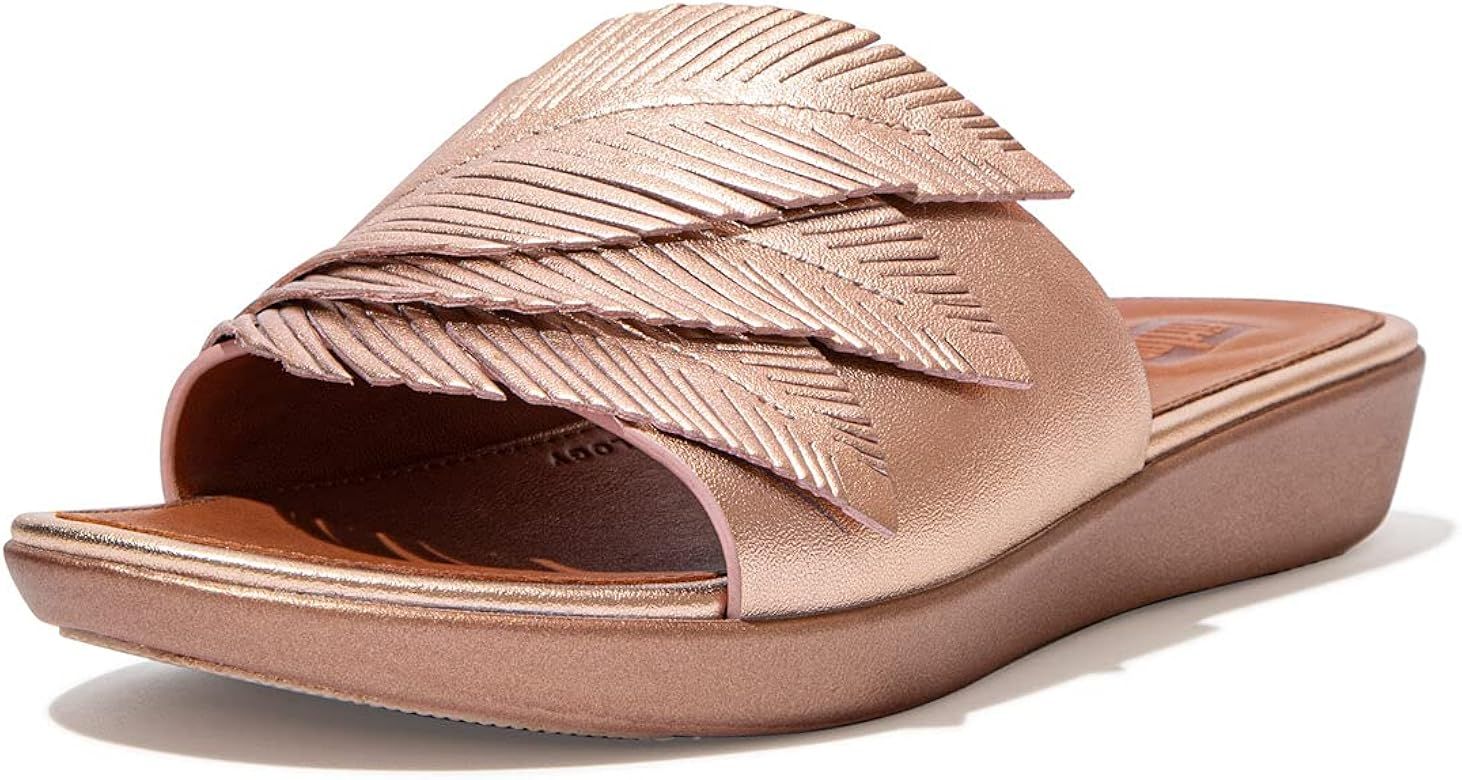 FitFlop Women's Sola Feather Slides Sandal | Amazon (US)