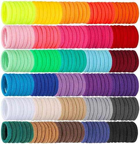 Isbasa 300pcs Baby Hair Ties, Elastic Hair Bands Soft Scrunchies for Toddlers Infants, Small Rubber  | Amazon (US)