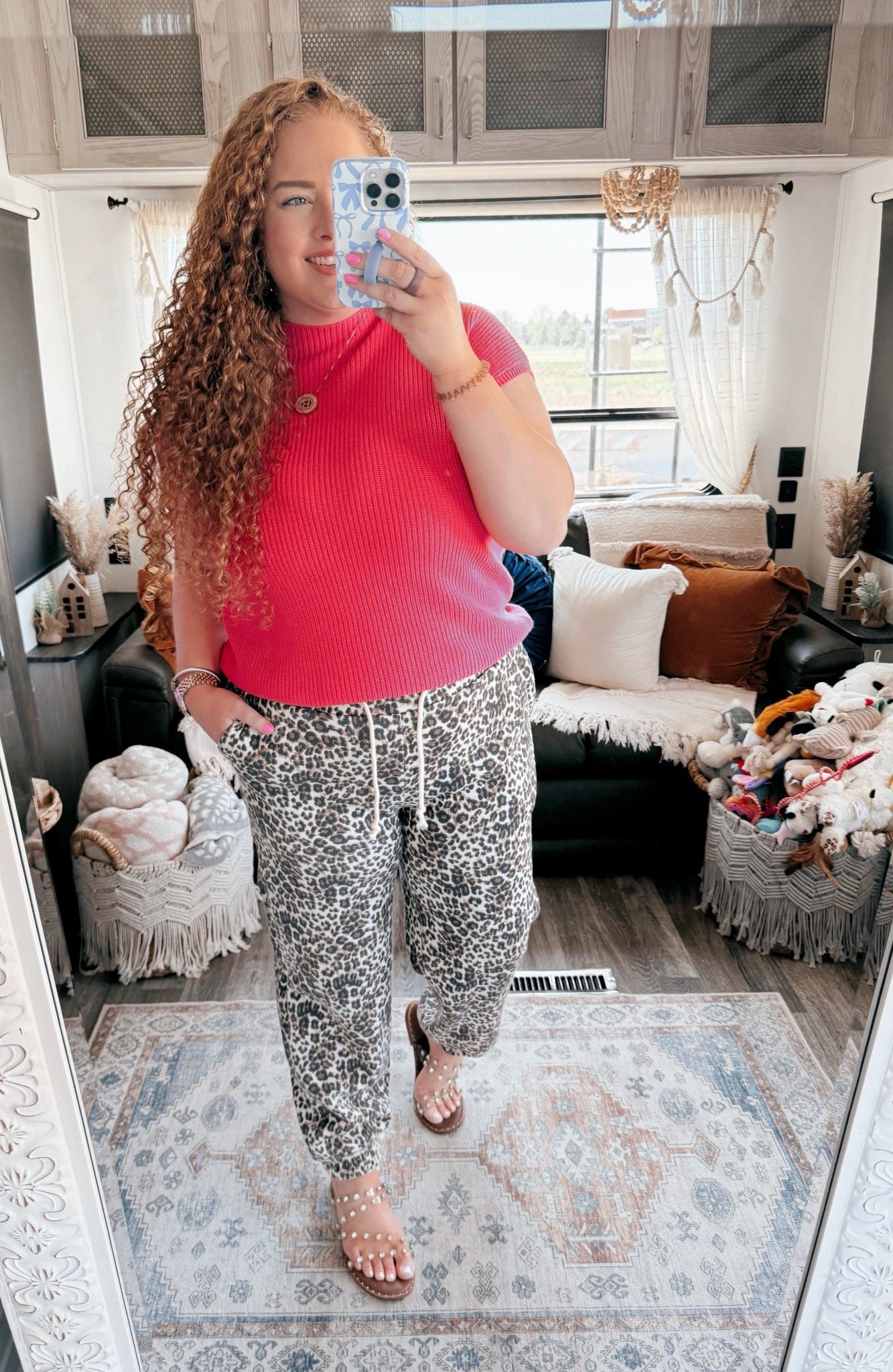 Pink & leopard print in the same outfit?? Yes please 💖✨joggers 
| leopard print joggers | buckle joggers | cheetah print joggers | amazon short sleeve sweater | amazon pink short sleeve sweater | pink short sleeve sweater | sandals | amazon sandals |  amazon finds | amazon spring outfit | amazon spring look | spring fashion | spring outfit | amazon spring outfit  | spring outfit | spring fashion | amazon spring fashion | casual outfit | amazon casual outfit 

#LTKStyleTip #LTKSaleAlert #LTKMidsize