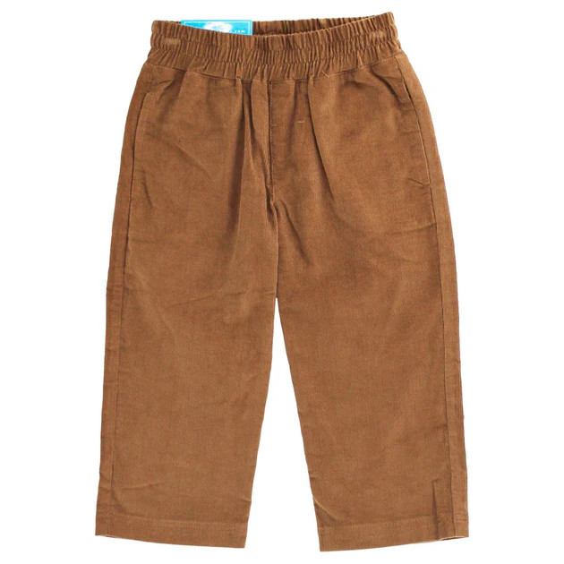 Charlie Pull On Pant- Brown Corduroy | The Bailey Boys