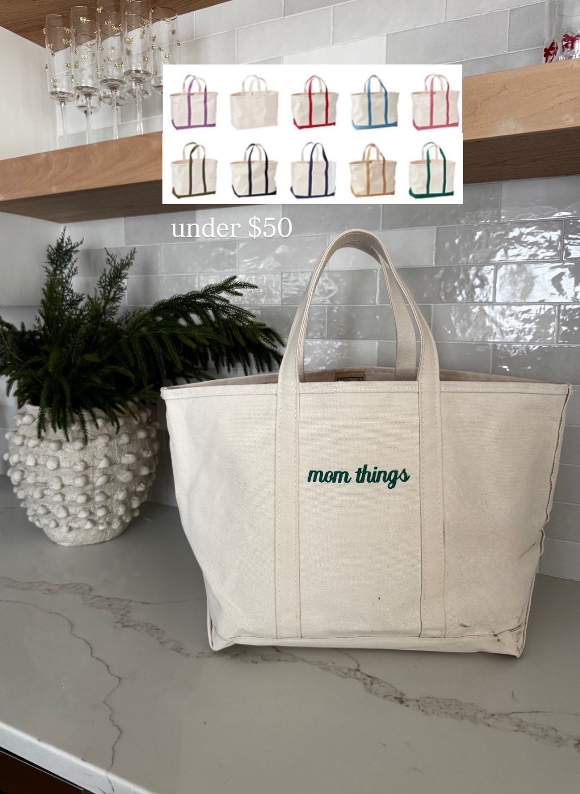 Large tote 
Regular handles