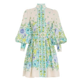 Raie Buttoned Mini Dress | ZIMMERMANN (APAC)