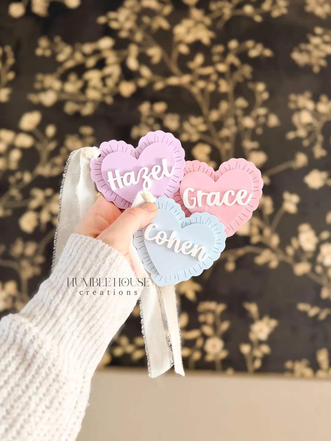 Valentines Day Tag, Valentines Name Tags, Personalized Valentine Tag, Basket Name Tag, Valentines... | Etsy (US)