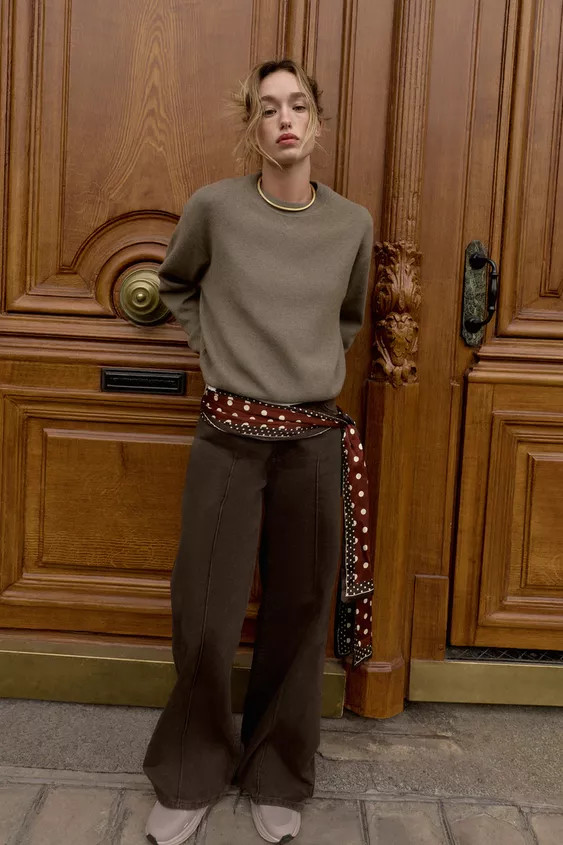 PLAIN KNIT JUMPER | Zara UK