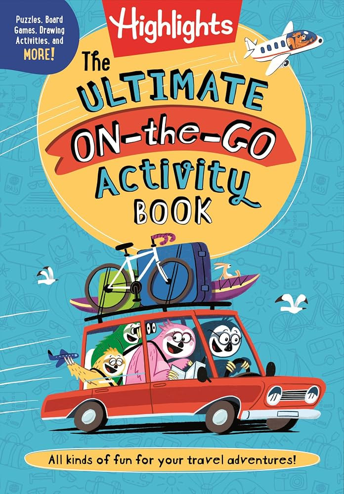 The Ultimate On-the-Go Activity Book: Travel Games and Activities Book for Kids, Packed with Road... | Amazon (US)