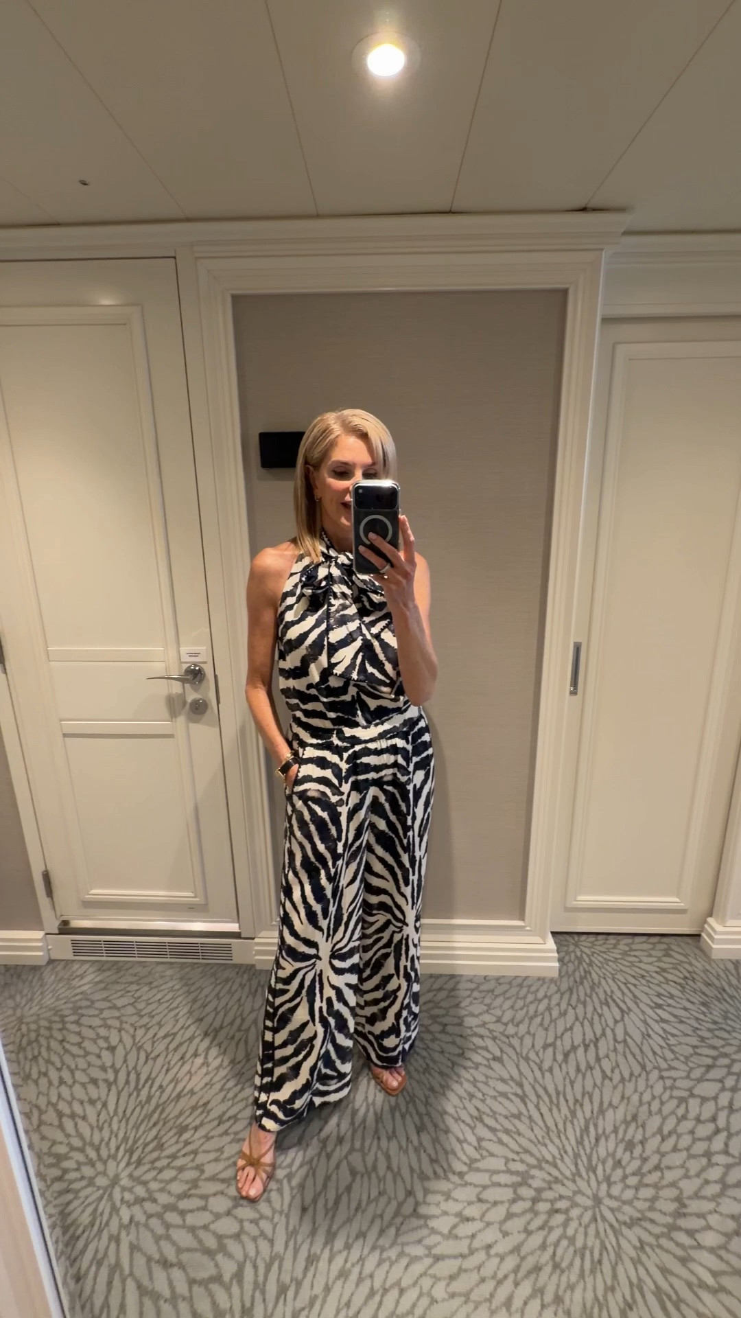 Zebra print top & bottom - size S 
@Cartolina

#LTKootd #LTKOver40 #LTKTravel