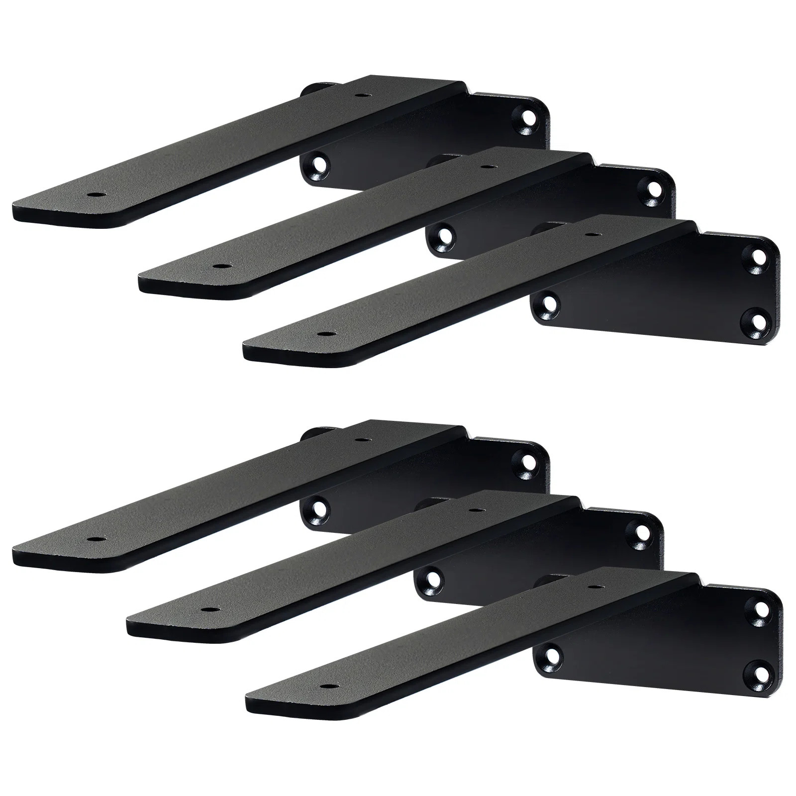 Ebern Designs Shelf Bracket, 6 Pcs, Heavy Duty Floating (Set of 6) | Wayfair North America