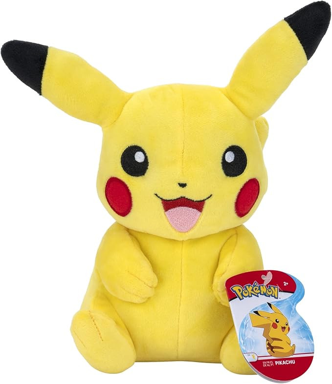 Pokemon-Official-&-Premium-Quality-8-Inch-Pikachu-Plush Adorable,-Ultra-Soft,-Plush-Toy,-Perfect-... | Amazon (CA)