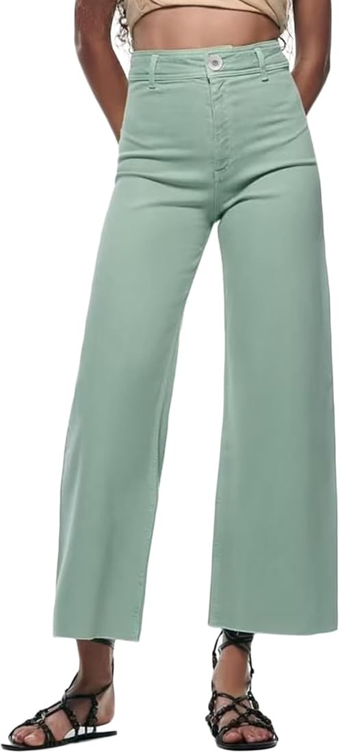 Supgoreou Wide Leg Jeans for Women High Waisted Stretch Casual Work Baggy Denim Pants Trousers 20... | Amazon (US)