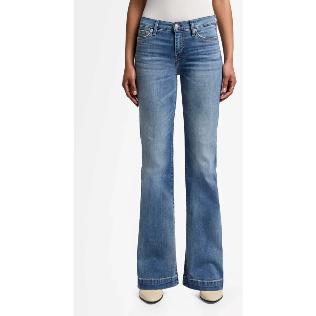 7 For All Mankind® 'Dojo' Wide Leg Jeans in Disautlght at Nordstrom, Size 25 | Nordstrom