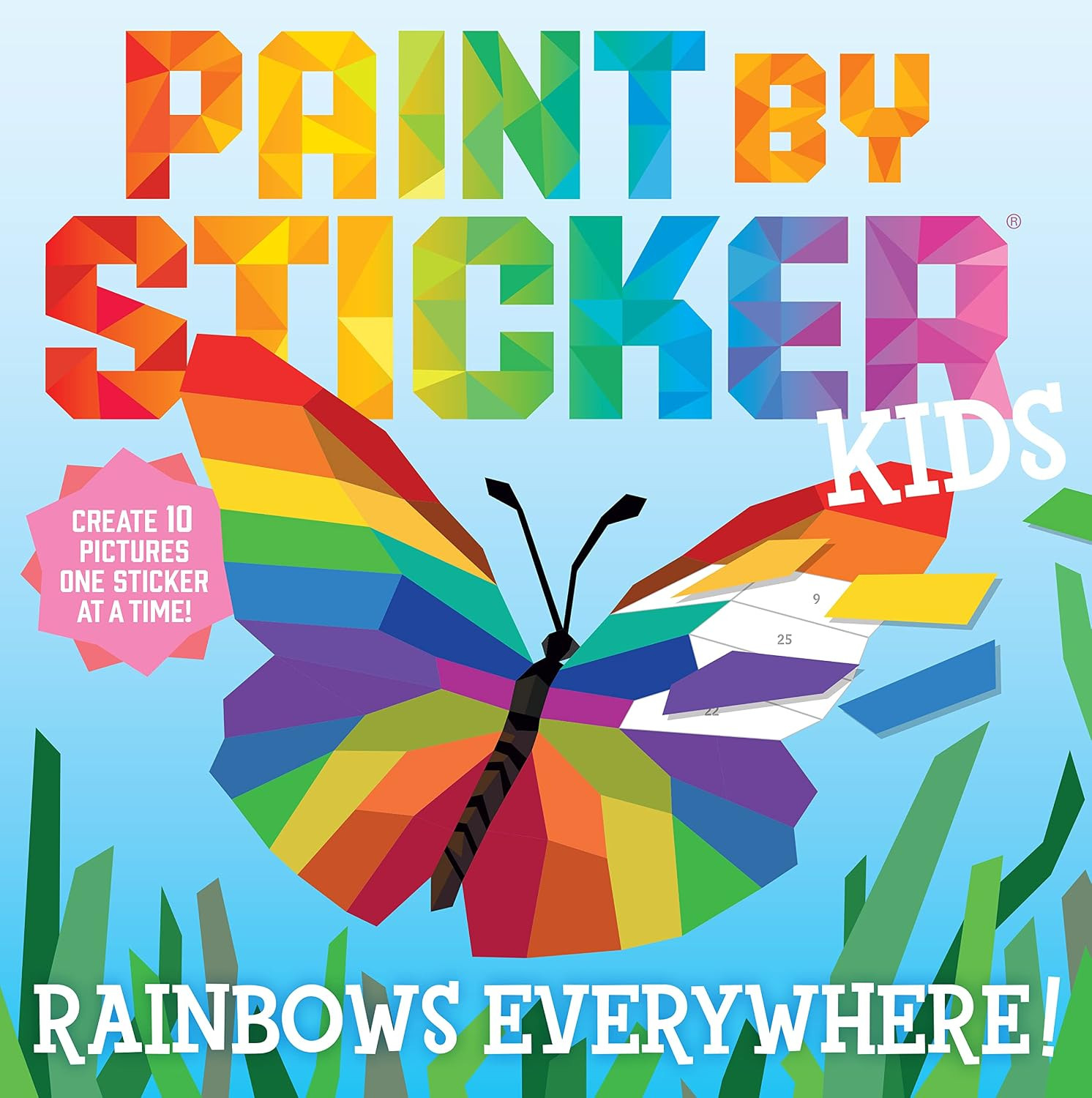 Paint by Sticker Kids: Rainbows Everywhere!: Create 10 Pictures One Sticker at a Time!    Paperba... | Amazon (US)