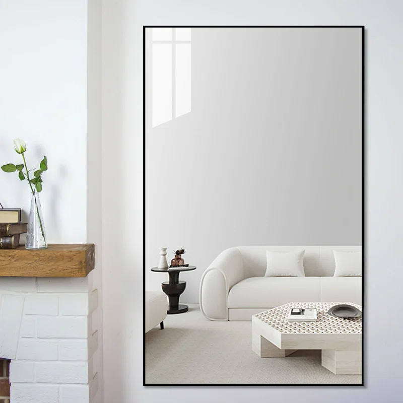 Aluminum Alloy Modern & Contemporary Bathroom / Vanity Mirror | Wayfair North America