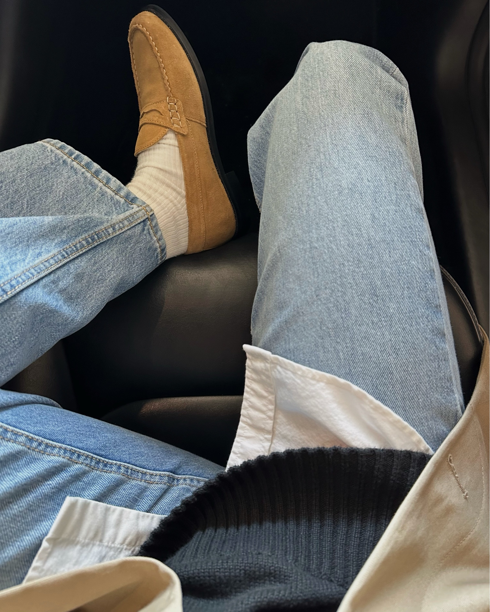 Fall outfit, trench coat, loafers, denim

#LTKStyleTip #LTKSeasonal