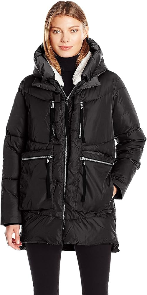 Steve Madden Women's Puffer Parka Jacket | Amazon (US)