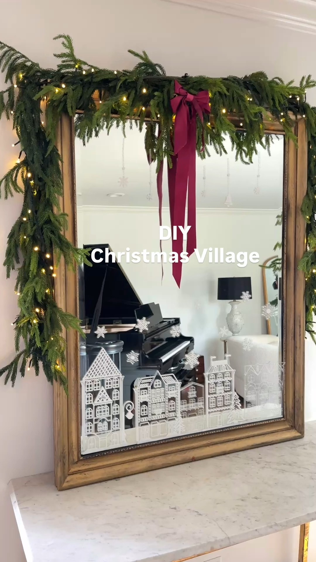 A new take on the Christmas village — no setup, no storage, just sparkle. ✨

#LTKHome #LTKmomlife #LTKHoliday