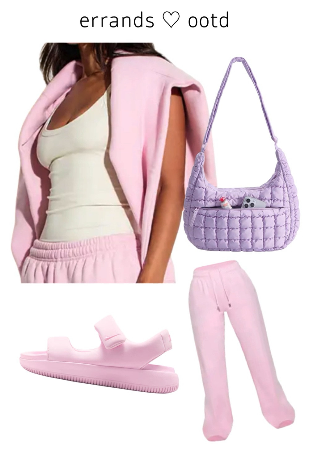 Soft, girly, and made for getting things DONE 💕🏃🏽‍♀️
This all-pink athleisure errands OOTD is comfy, flattering, and cute enough to wear all day. Perfect for coffee runs, home goods trips & everything in between 💅🏽✨ 

#LTKActive #LTKmomlife #LTKootd