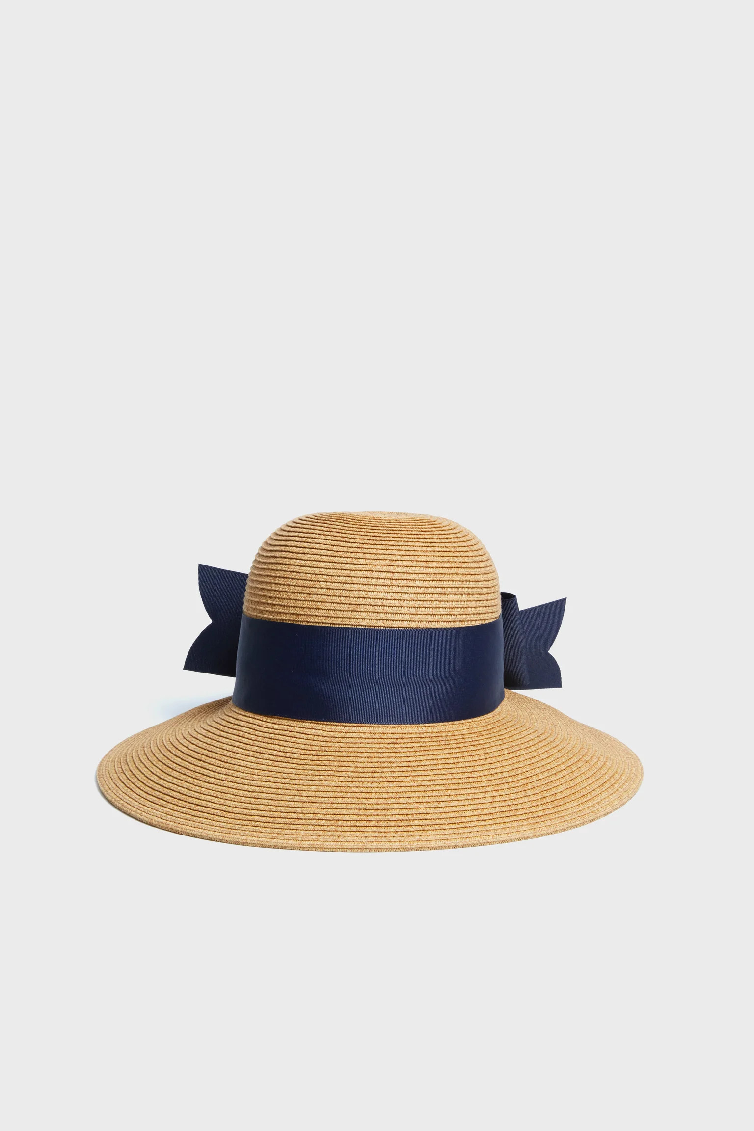 Exclusive Navy Packable Wide Bow Sunhat | Tuckernuck (US)