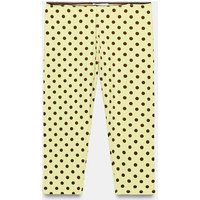Zara - Polka Dot Capri Pants - Yellow - L - Woman | Zara US
