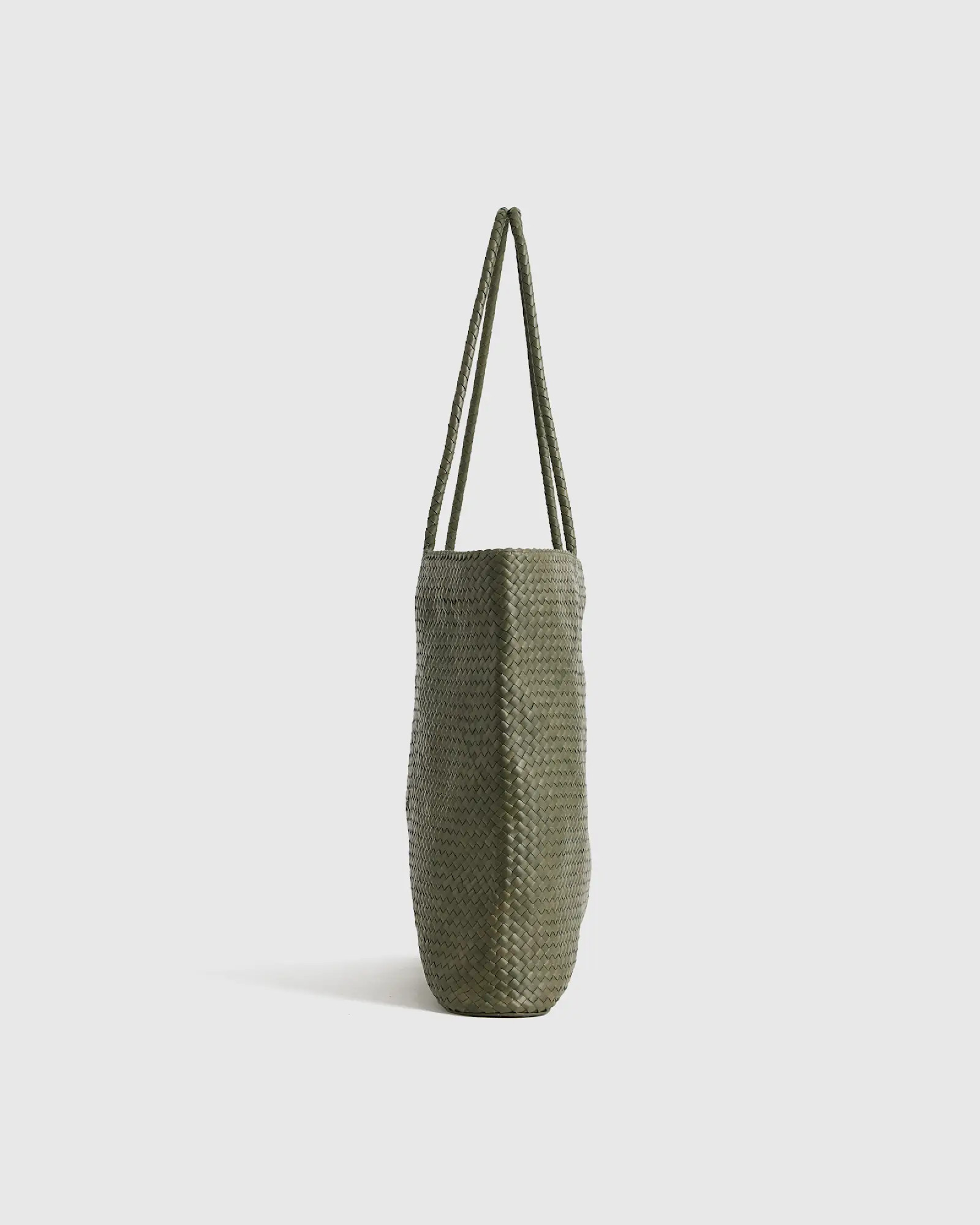 Italian Leather Handwoven Tote | Quince