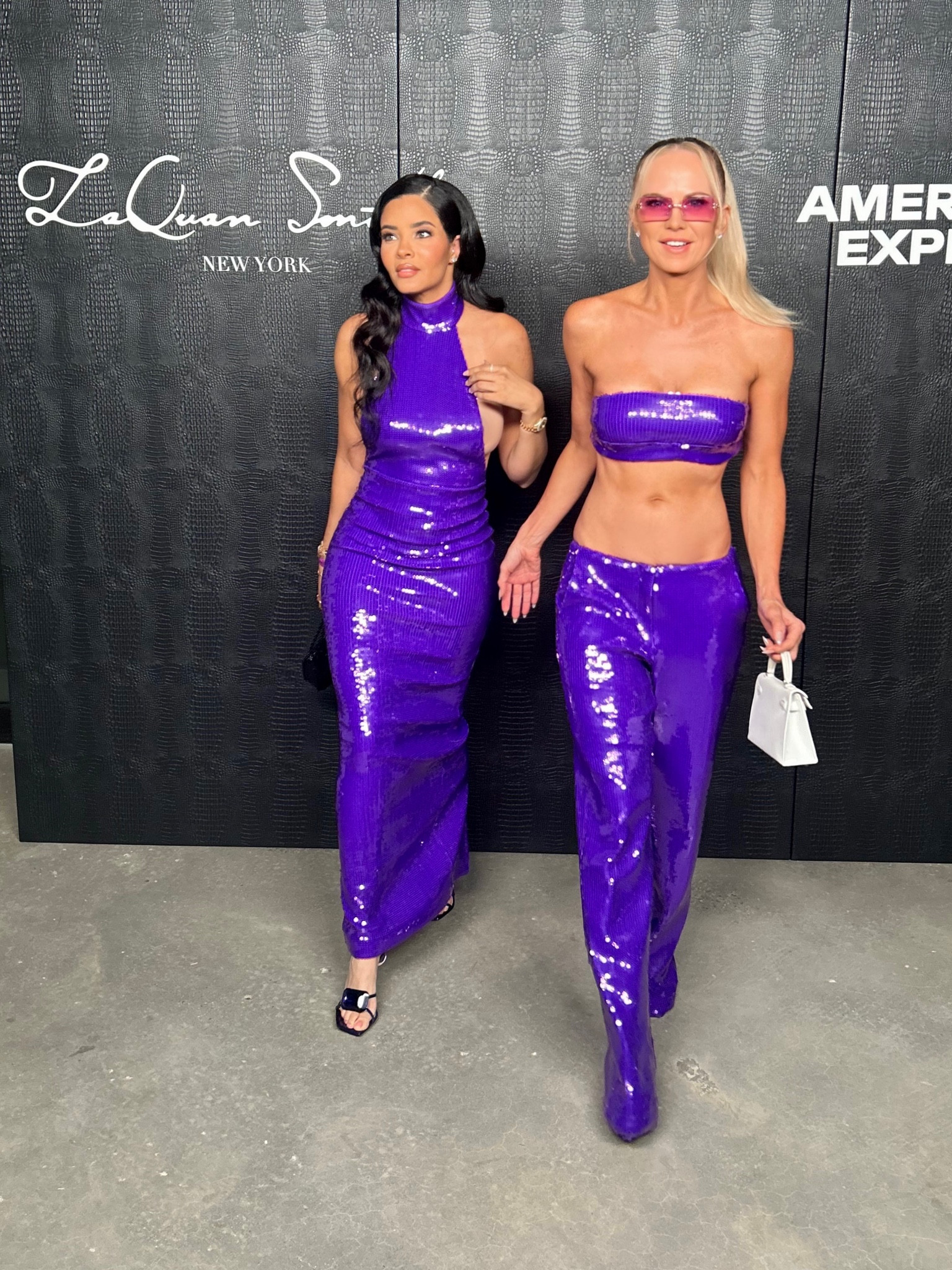 laquan smith purple dress LaQuan Smith