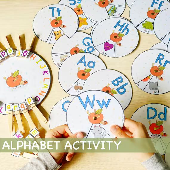 Alphabet Activities Preschool Game for Toddlers Printable - Etsy | Etsy (US)