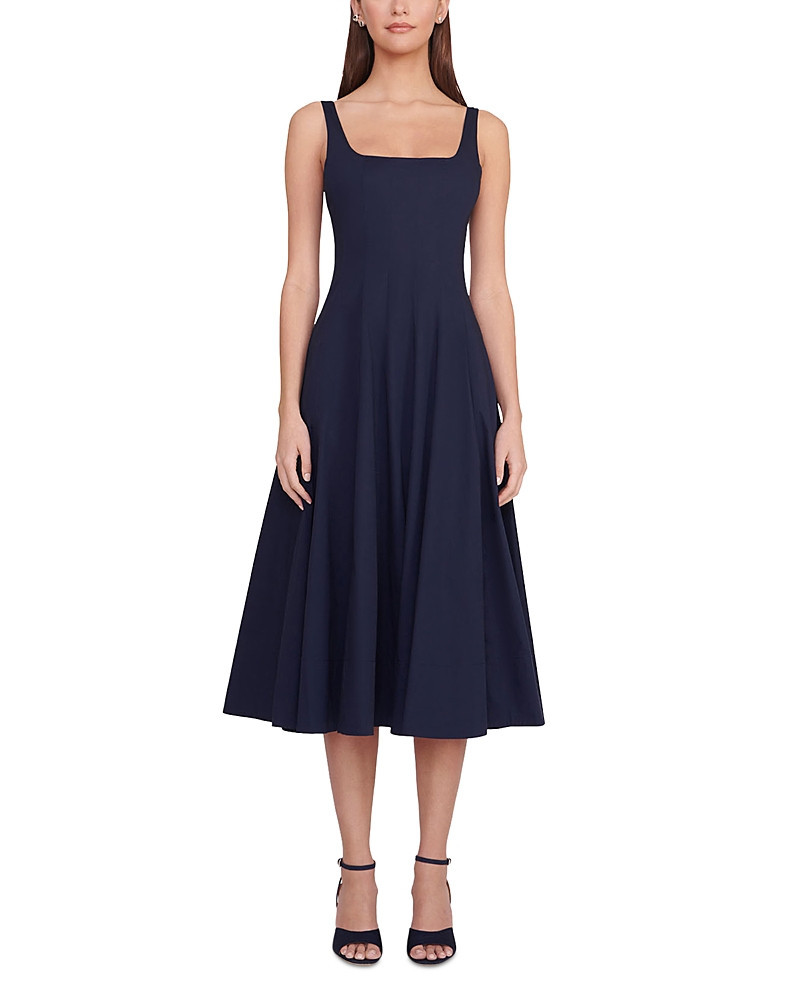Staud Wells Dress in Navy | Bloomingdale's (US)