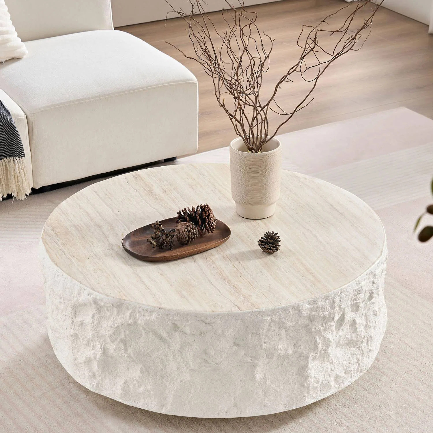 35.43" Fiberglass Center Coffee Table | Wayfair North America