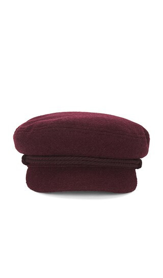 Brixton Fiddler Fisherman Cap in Wine. - size M | Revolve Clothing (Global)