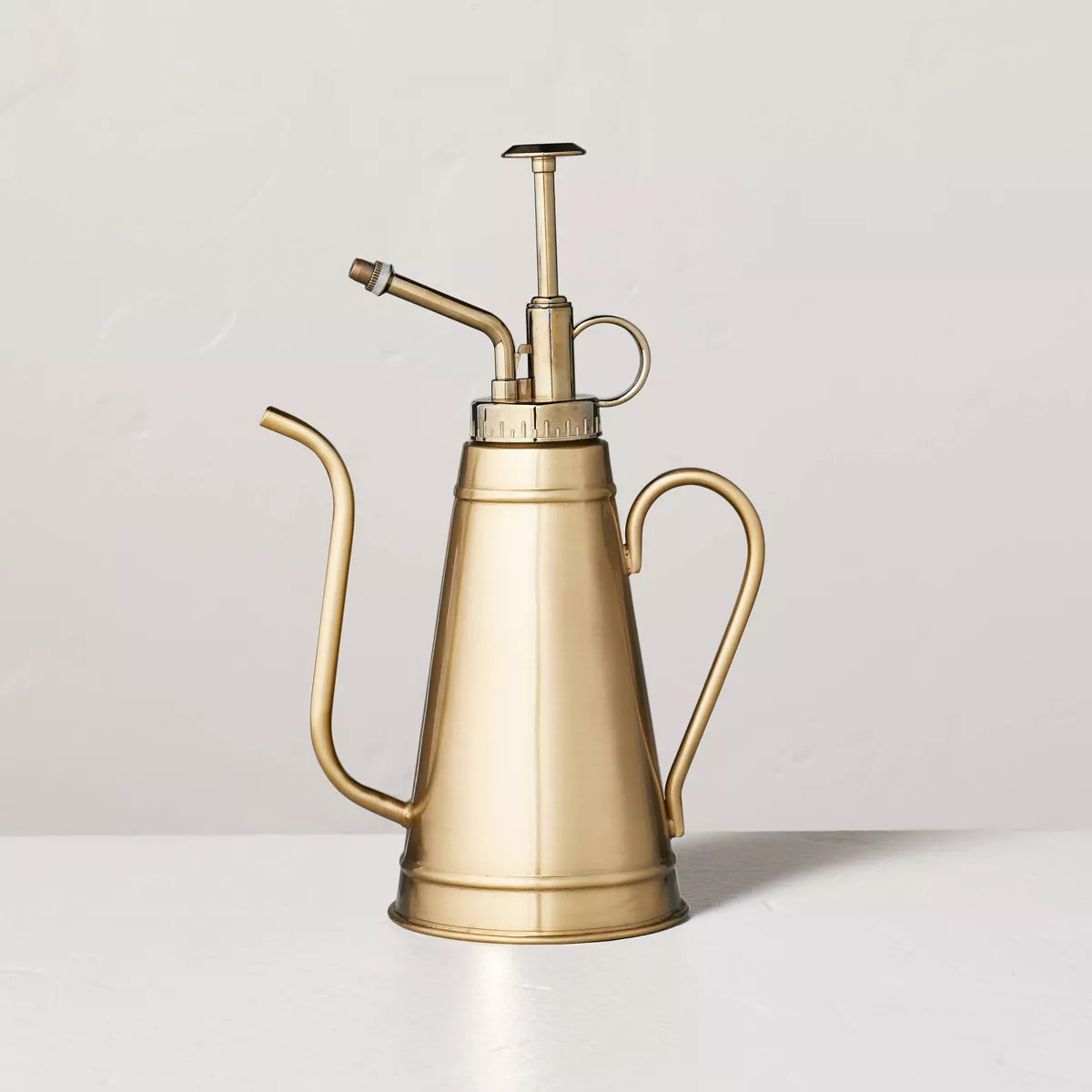 8.5" Lightweight Metal Plant Mister Brass Finish - Hearth & Hand™ with Magnolia | Target