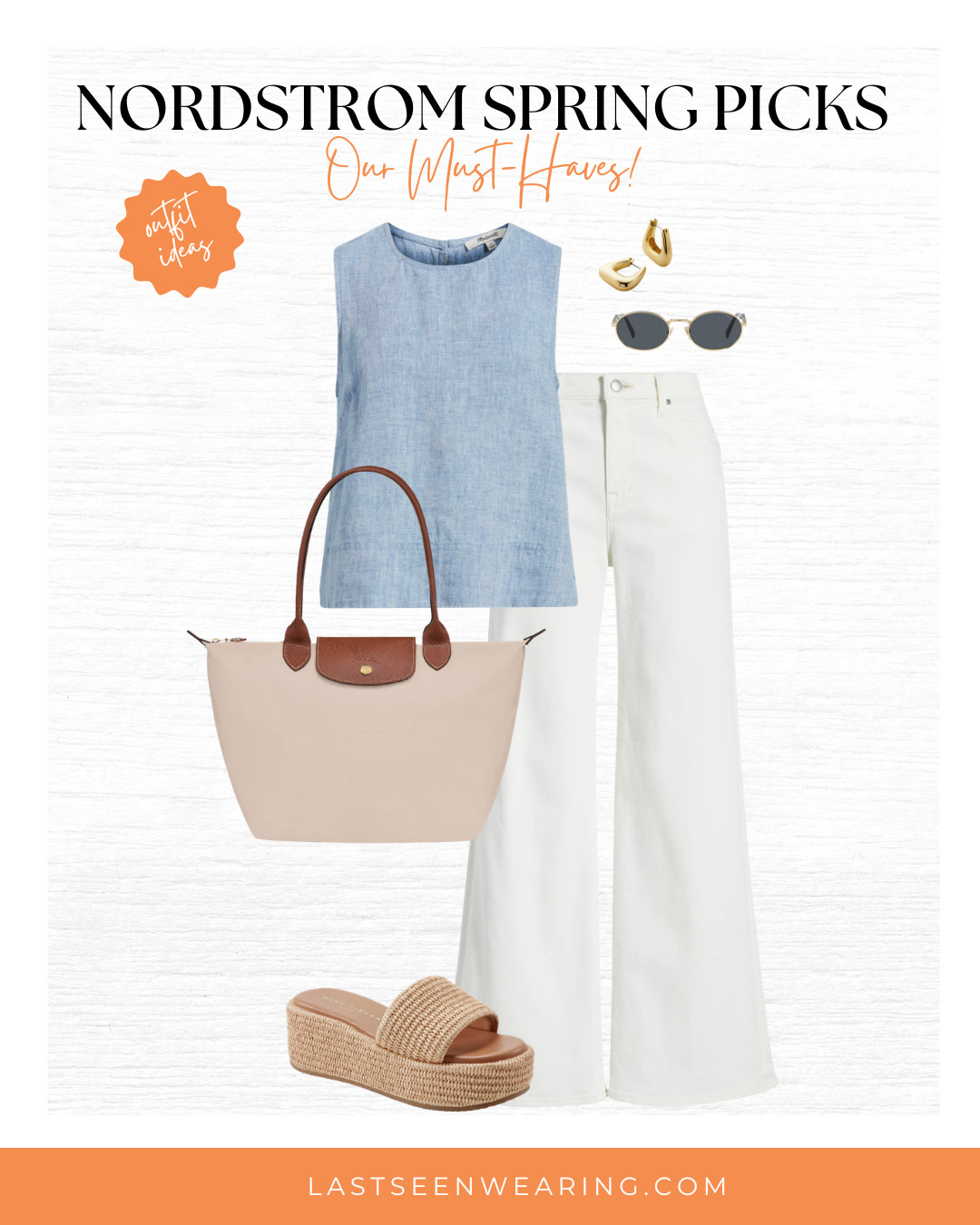 Nordstrom Spring Picks! All about white jeans this time of year!  

 #LTKootd #LTKSeasonal #LTKOver40