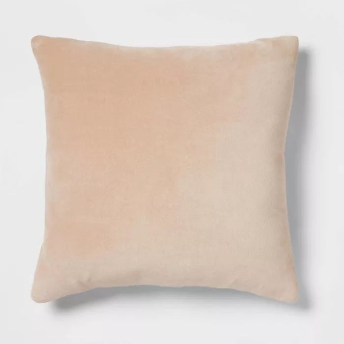 Cotton Velvet Square Throw Pillow - Threshold™ | Target