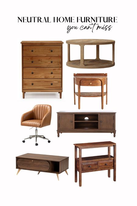 Neutral home furniture you have to check out!

neutral furniture, chest, drawers, tv stand, wooden, desk chair

#LTKhome #LTKSale