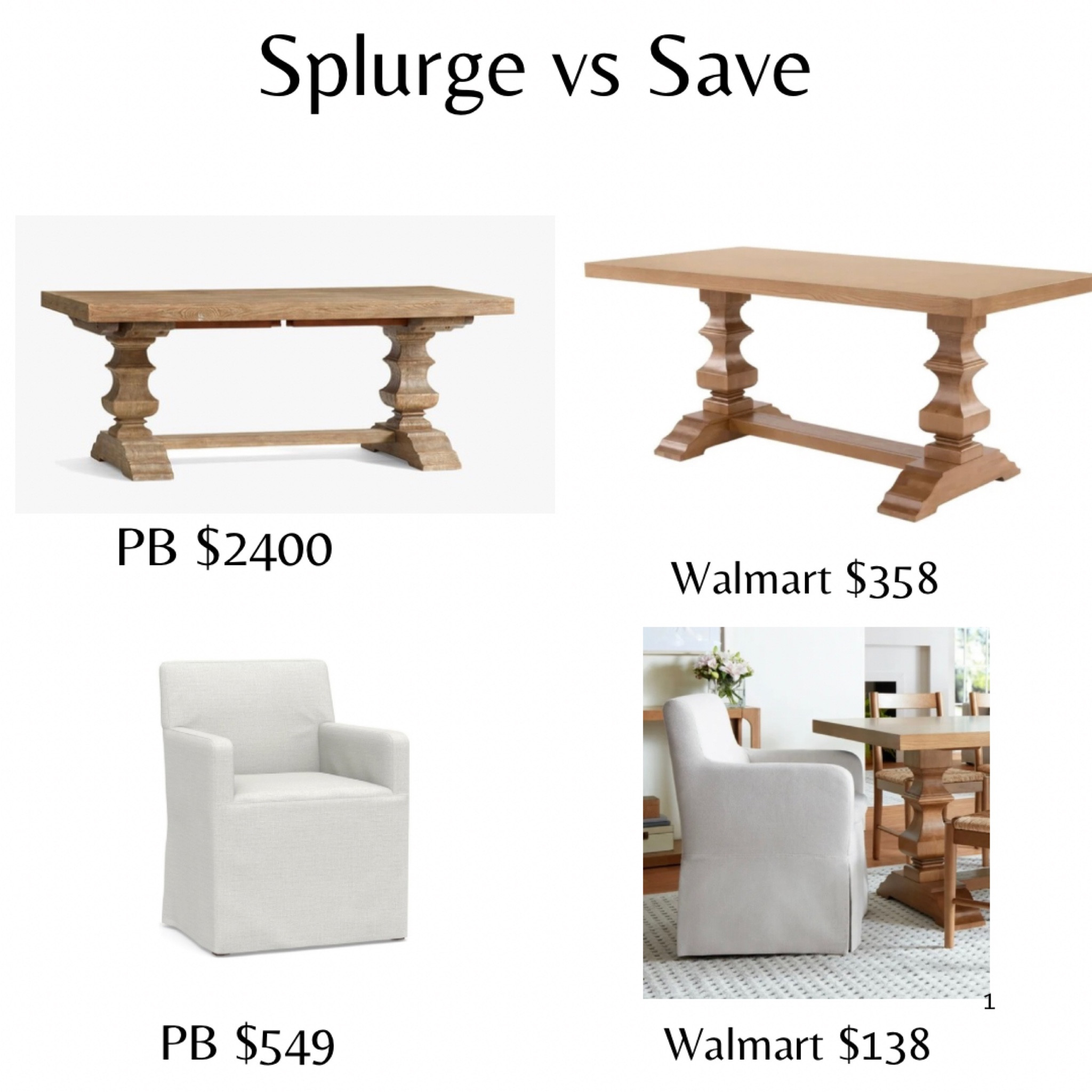 Wow!!!! I get asked all the time about my dining room table! It’s from pottery barn but Walmart has a version at a fraction of the price!!!!! #walmart #walmartdecor

#LTKHome #LTKFamily