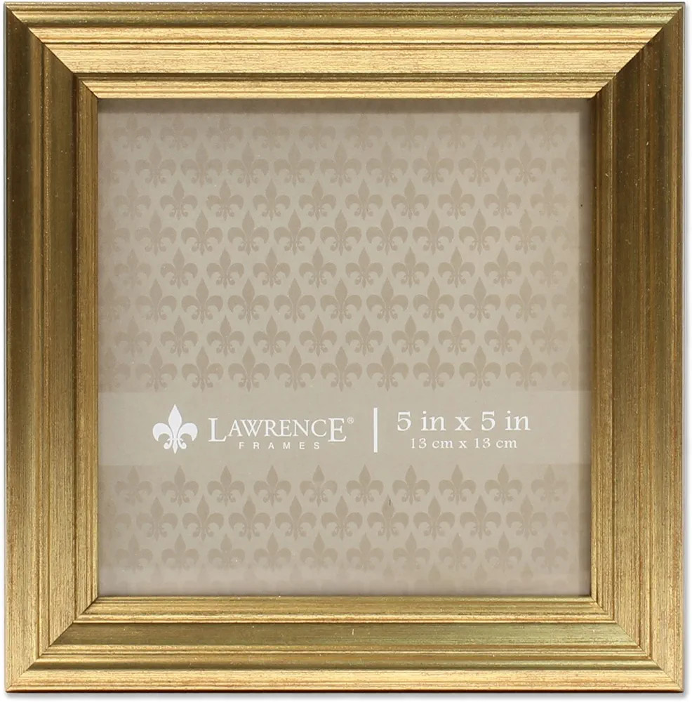 Lawrence Frames 5"L x 5"W Sutter Burnished Gold Picture Frame | Amazon (US)
