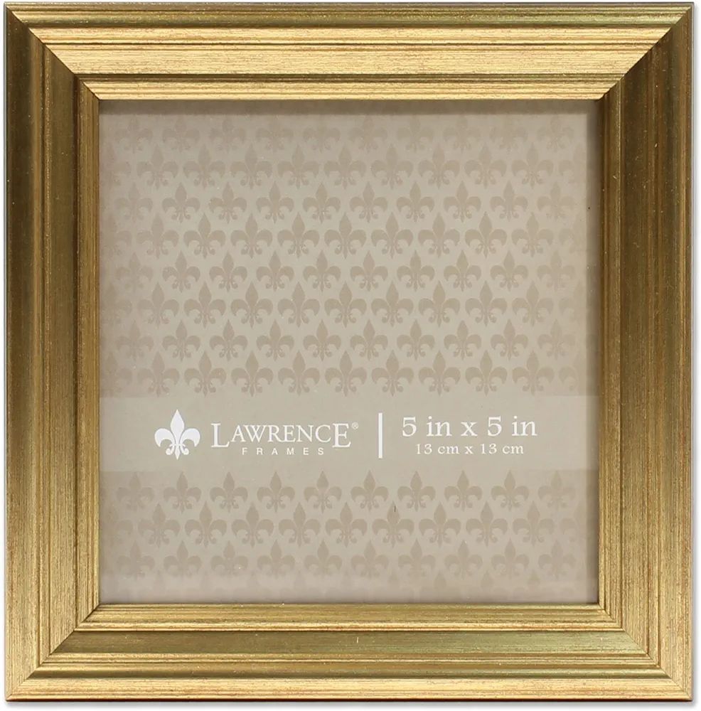 Lawrence Frames 5"L x 5"W Sutter Burnished Gold Picture Frame | Amazon (US)