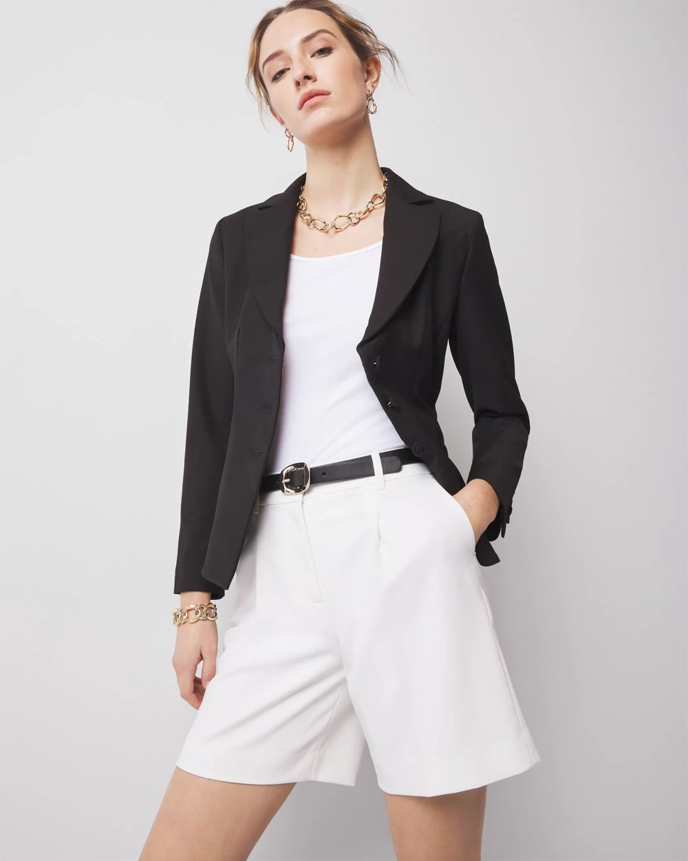 Petite 3-Button Signature Blazer | White House Black Market