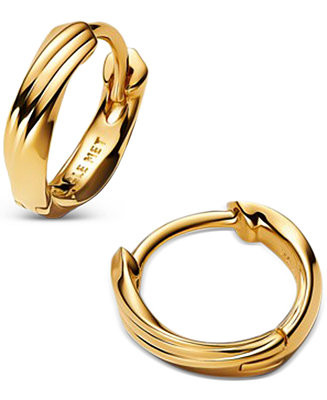 Twisted Huggie Earrings | Macy's