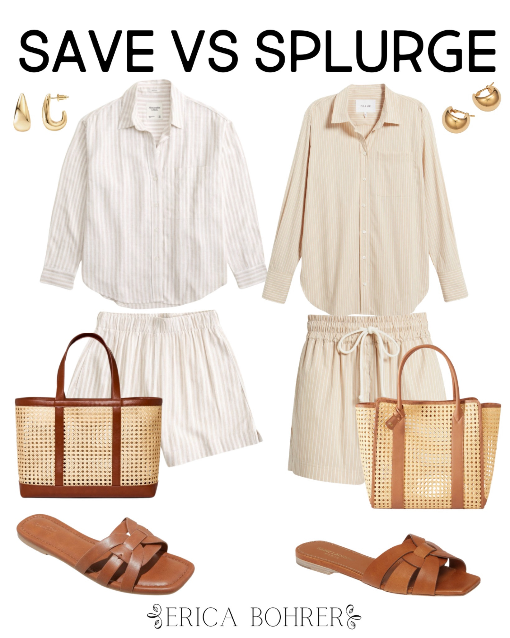 These linen blend sets are perfect for a vacation and they won’t break the bank! Can you believe these sandals are YSL dupes?

#LTKtravel #LTKswim #LTKfindsunder50