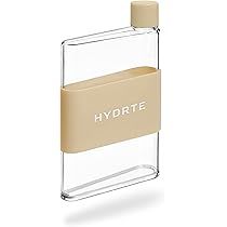 Hydrte Flat Water Bottle 13 oz, Leak Proof and Slim Water Bottle Design,The Purse Water Bottle, C... | Amazon (US)