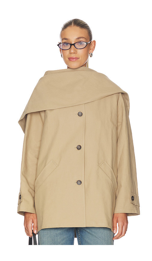 Rue Sophie Meline Jacket in Beige. Size L. Also in M, S, XS. | Revolve Clothing (Global)