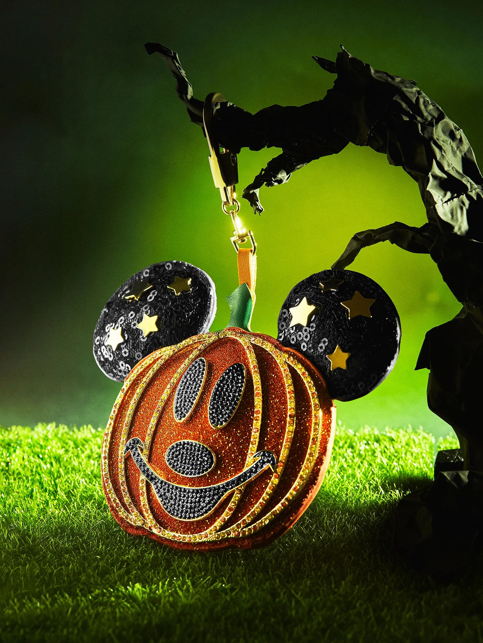 Mickey Mouse Disney Pumpkin Puff Bag Charm - Disney Pumpkin Puff Bag Charm | BaubleBar (US)