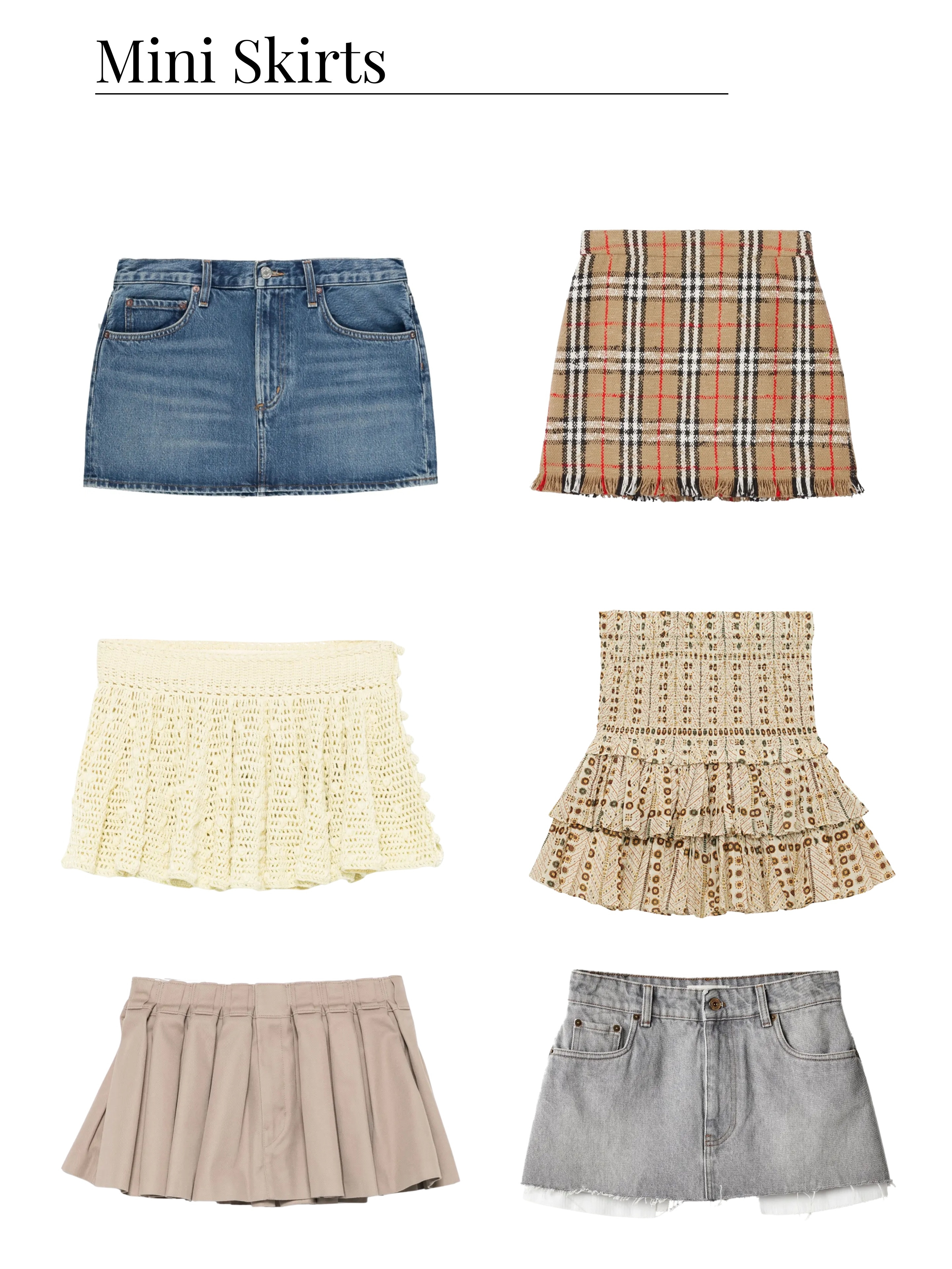 Mini skirts for spring 2025

#LTKU #LTKStyleTip #LTKSeasonal