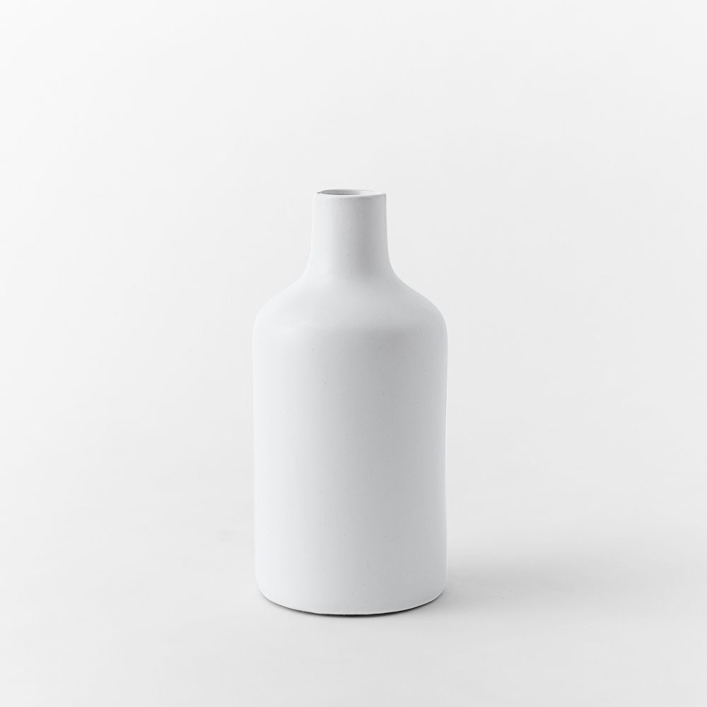 Pure White Ceramic Vases | West Elm (UK)