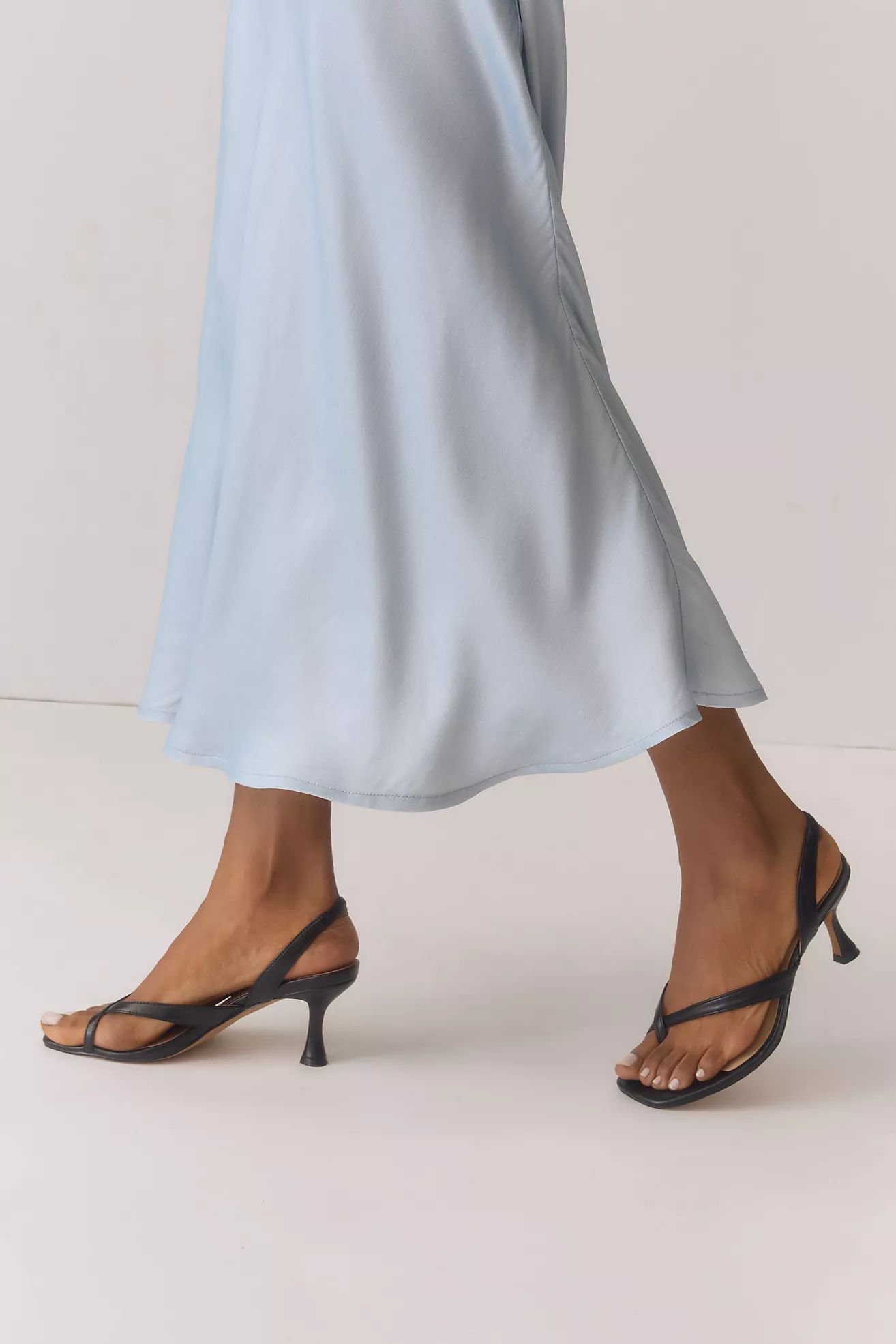 Silent D Strappy Slingback Kitten Heels | Anthropologie (US)