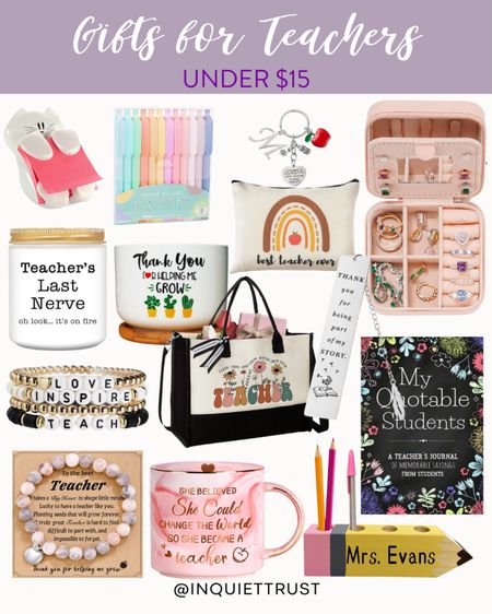 These cute office essentials and fashion finds will make great gifts for teachers! All under $15 from Amazon! 
#homeofficeorganizers #affordablefinds #giftguide #journalingessentials

#LTKhome #LTKfindsunder100 #LTKGiftGuide