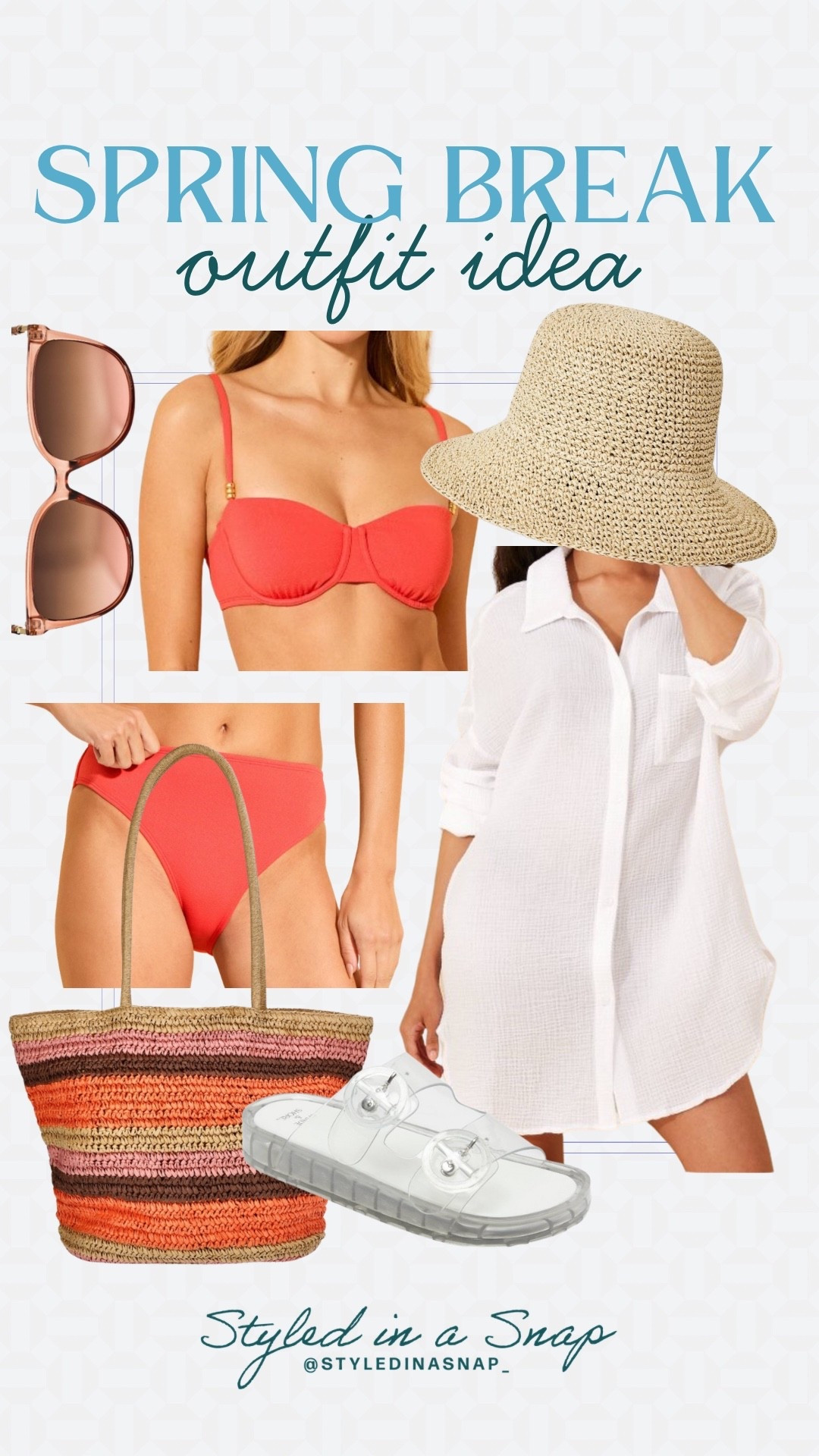 Spring break will be here before we know it and I’m so excited for the cute options out there. I love how chic this look is and the price tag is perfect. 
Affordable spring break outfit, mom approved swimwear 

#LTKSeasonal #LTKmomlife #LTKOver40