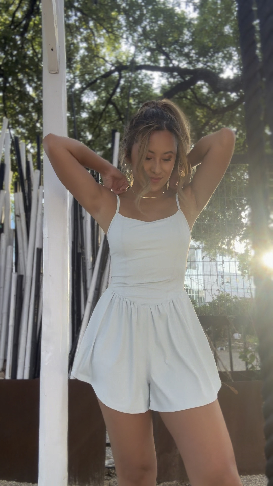 A fun little athletic dress with built in shorts. I love this mint color. It doesn’t have removable pads or pockets but will look cute with a fanny pack! It’s a quick and easy outfit for running errands. I wore it yesterday to ride my bike around !

#LTKActive #LTKStyleTip #LTKFitness