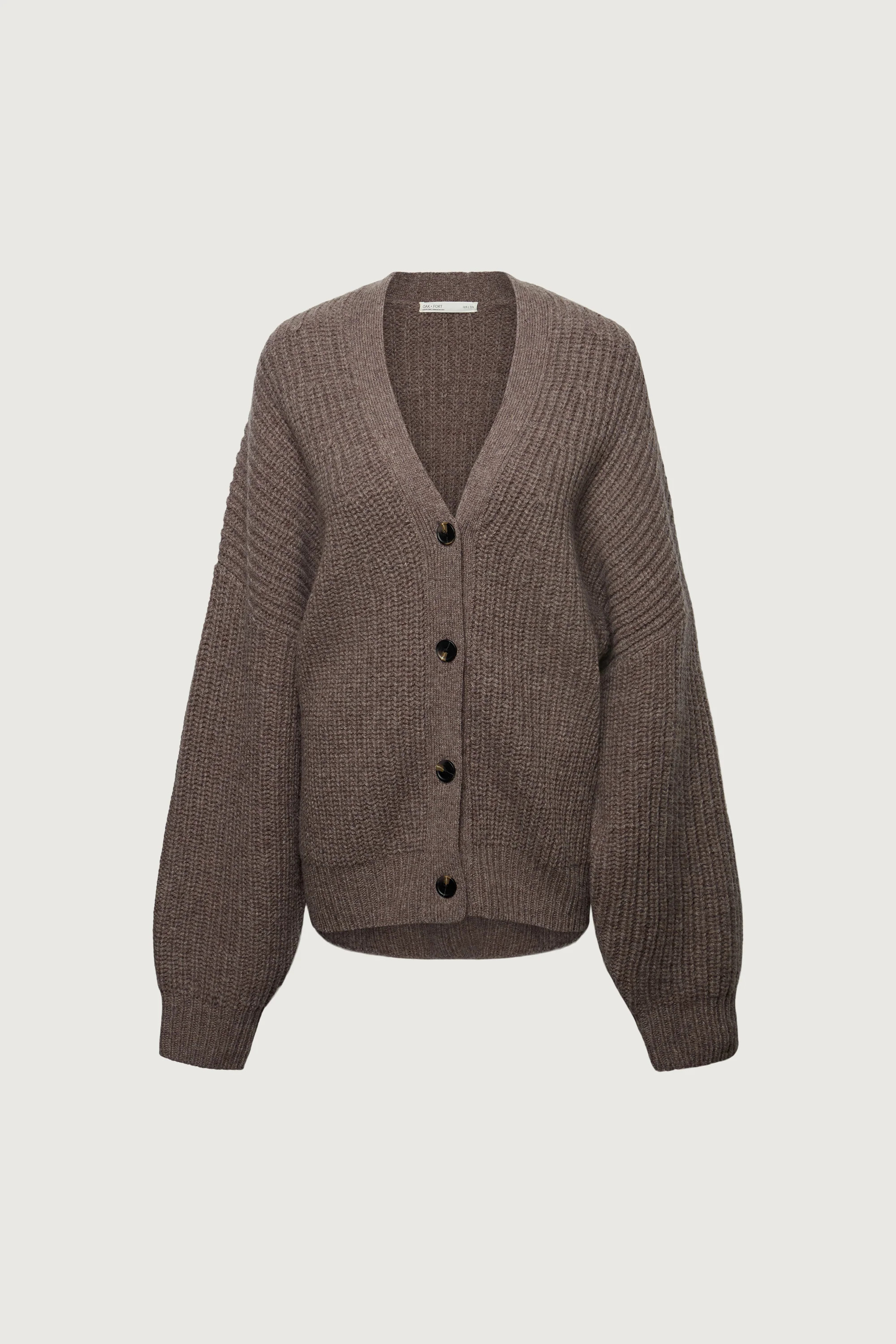 OVERSIZED SLOUCHY WOOL CARDIGAN | OAK + FORT