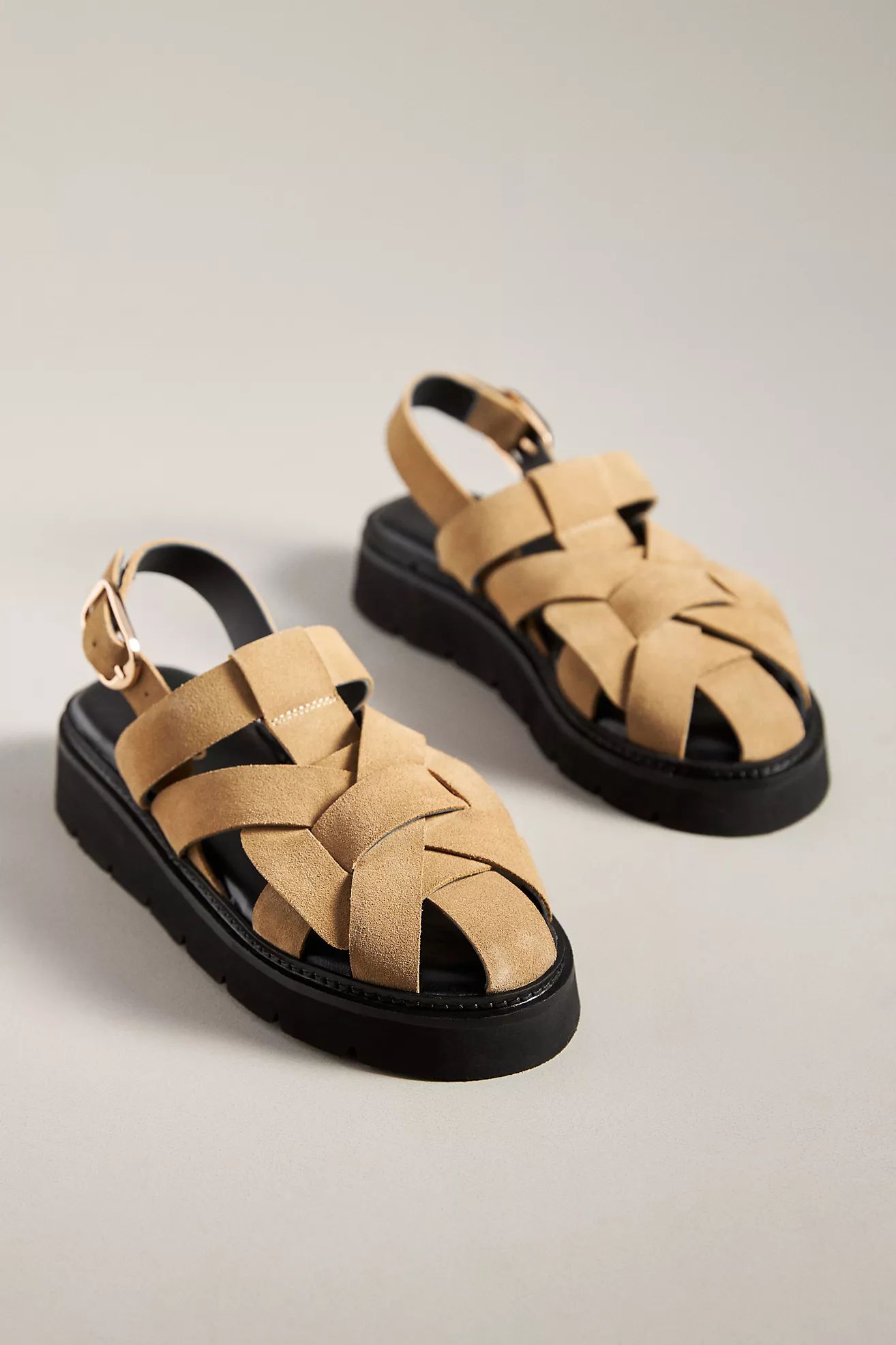 Pilcro Flatform Fisherman Sandals | Anthropologie (US)