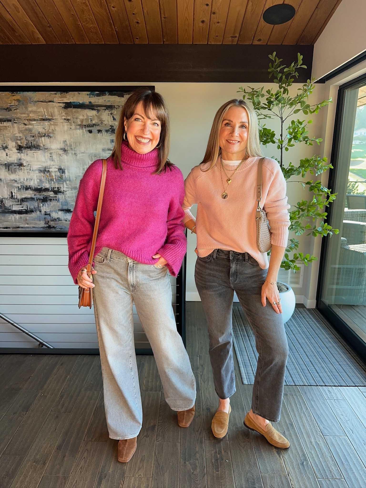 How to style grey jeans! Check it out on the blog now: lastseenwearing.com 

 #LTKSeasonal #LTKOver40